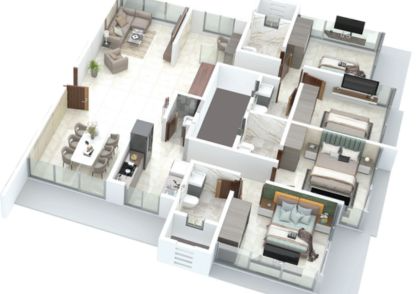 2-BHK Layout Alternate